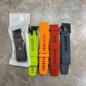 Garmin Fenix 5 22 mm silicone and velcro quick release watch bands
